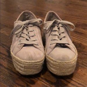 Steve Madden platform espadrille sneakers